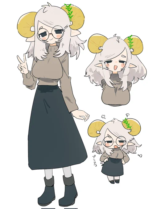 羊のリエスさんまとめ絵 #オリジナル 