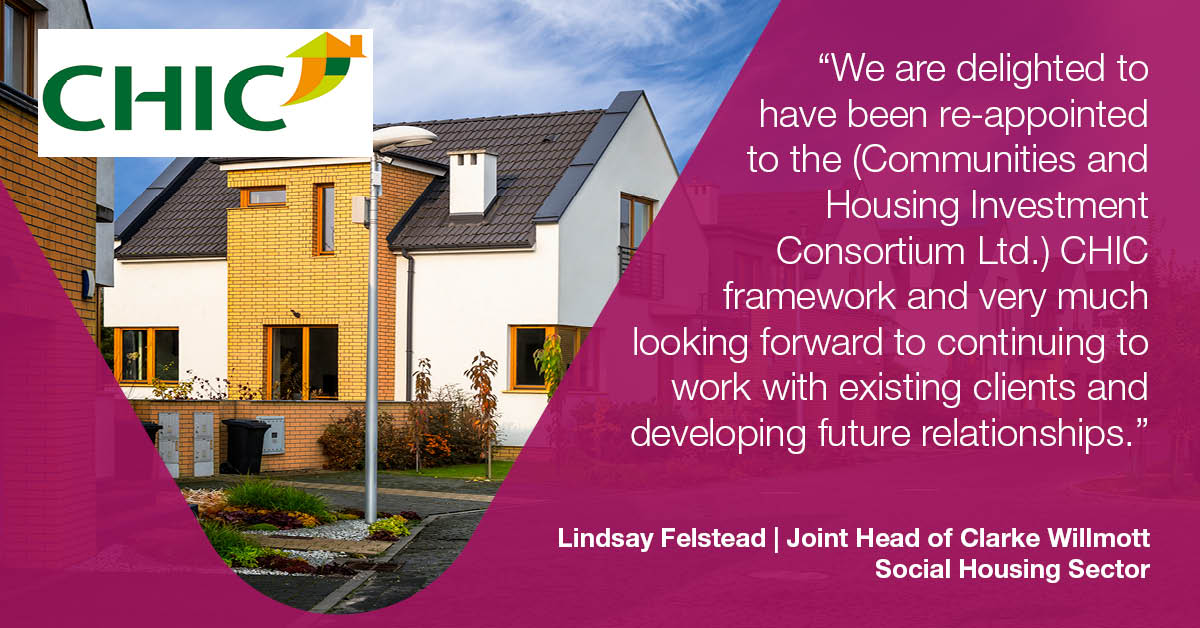 CW_Housing's tweet photo. We've retained and expanded our position on the panel for the CHIC legal services framework agreement, valued at £50 million over four years. We'll be supporting housing providers and local authorities in delivering the best service to residents https://t.co/unCxtitpSr https://t.co/ICZAEwqg7g