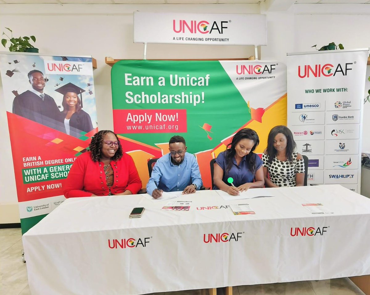 dignitasproject's tweet image. Excited to announce our MOU with @Unicaf, granting Dignitas team amazing scholarship opportunities! 🎓✨. 
 
This partnership aligns perfectly with our value of LEARNING &amp;amp; CONTINUOUS IMPROVEMENT, because we believe an empowered team creates a bigger impact!

#Partnerships