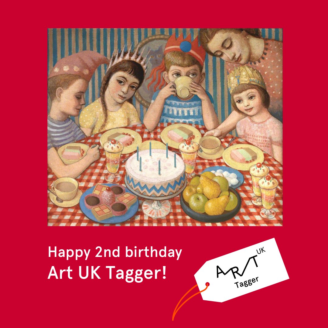 artukdotorg's tweet photo. ๐ Happy 2nd birthday Tagger!
๐ท๏ธ Tagger makes art from the UK's museums and galleries more accessible and searchable for the public โ all with your help ๐ https://t.co/0Le2TH7BpA
#TaggerCelebration
'The Birthday Party' by John Petts ยฉ the artist's estate ๐ธ @NLWales @LLGCymru https://t.co/tqSbisPi5g