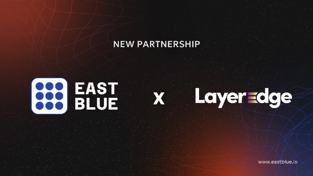 EASTBlue_io's tweet image. We are excited to welcome  @layeredge into EAST Blue! 🤝

The leading infrastructure for BTCFi, Layeredge is the first optimistic rollup with hybrid modular DA and native data settlement on #Bitcoin 

Lets start our journey on EAST! 🎉

Link: hub.eastblue.io/missions
Code: SzLpkU