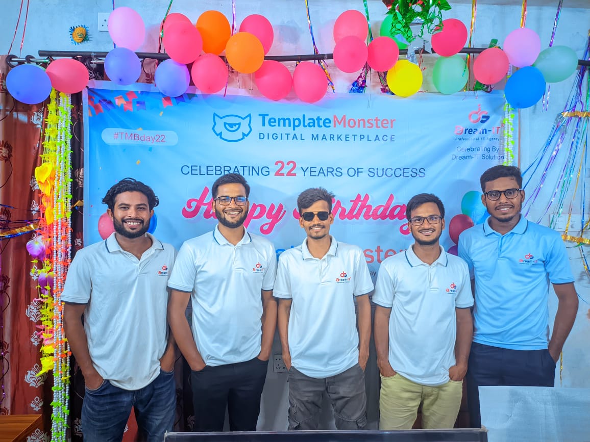 Happy Birthday <a href="/templatemonster/">TemplateMonster</a>📷📷📷📷
<a href="/templatemonster/">TemplateMonster</a> is a very good marketplace. We enjoy working here. 
We are enjoying TemplateMonster Birthday.
Congratulations from @DreamITSolutio2
#TMBday22 #tmbday22 #DreamIT #happybirthday #TemplateMonster #HossenBabuOrfeHira