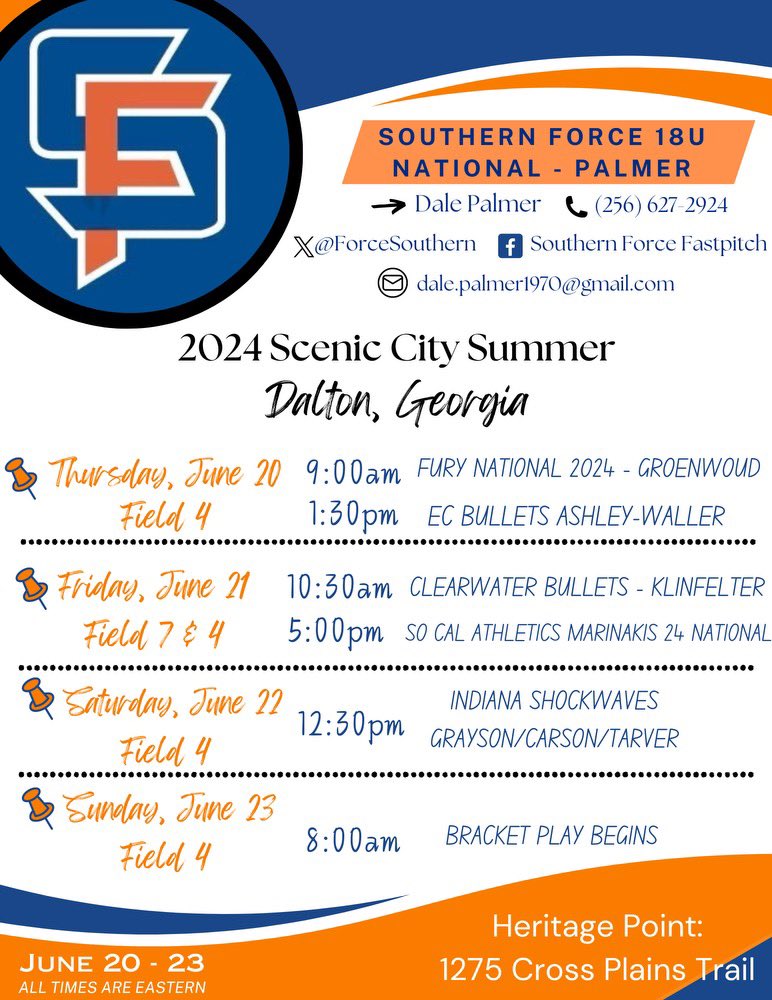 ForceSouthern's tweet photo. 🚨 Scenic City Schedule drop ⬇️ ‼️ https://t.co/zMs9vql4Xf
