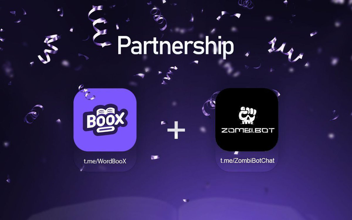 cyber_zombi_bot's tweet photo. 🤝 https://t.co/XJbv5RjQfa x @WordBooX I PARTNERSHIP
🗳 Dive into WordBooX for an exciting fusion of vocabulary building and gameplay. Guess translations, earn coins, invite friends, and unlock rewards! Follow us for updates and tips! #crypto
❗️ Bot — https://t.co/Y843inor23 https://t.co/y2VoaSU65o