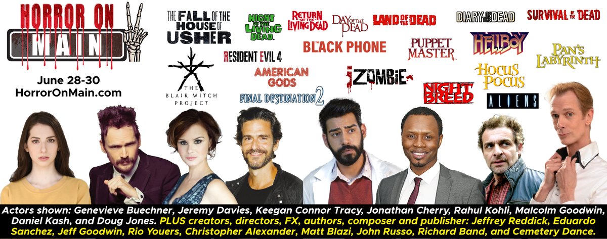 HorrorOnMainCon's tweet photo. 💀  JUNE 28-30 in Harrisburg, PA  💀
3 days of horror celebrities &amp; creators, vendors, contests, Q&amp;A, panels, games, and more! 
https://t.co/lewg4psQBI

#horrorconventions #horrorcon #horror https://t.co/9FxHlUcZkU