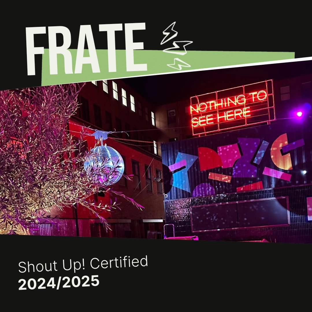 ShoutUpUK's tweet photo. Another promoter and another venue secure their Shout-Up! certification in Newcastle! More and more places and spaces in #Newcastle are committing to ending sexual harassment thanks to training and support from @RapeCrisisTN and funding from Newcastle City Council. @FeltNowt https://t.co/ewZczT0BRj