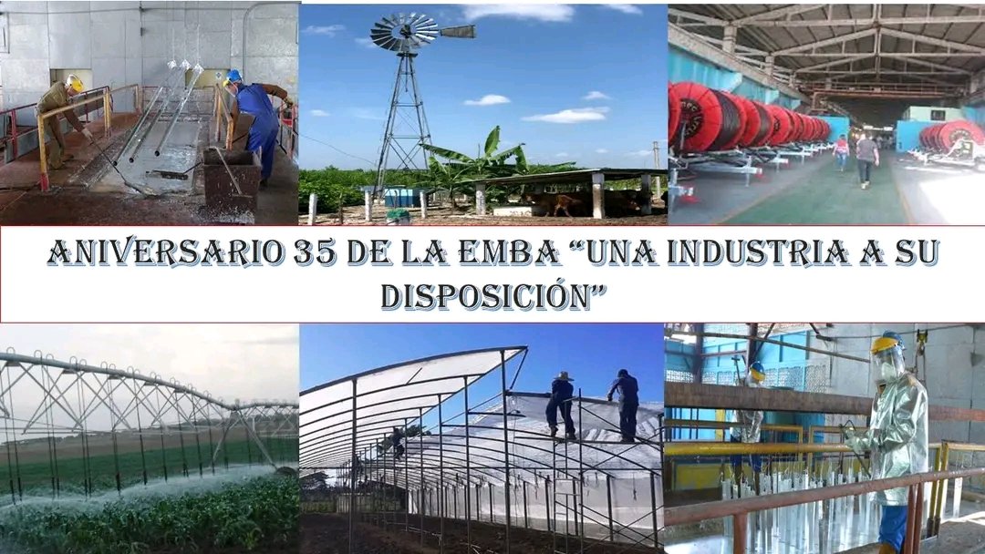El 12 de junio de 1989 es inaugurada, por idea del Comandante en Jefe Fidel Castro, la Empresa Mecánica Bayamo (EMBA). 
Esta industria surgió para confeccionar piezas y productos para la agricultura. 
#ProvinciaGranma
#GenteQueSuma

Foto: Comunicadora Empresa Mecánica Bayamo