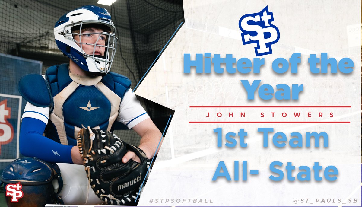 st_pauls_sports's tweet photo. 💥⚾All-State Honors⚾💥
.
.
Congratulations to John Stowers for being named Alabama Sports Writers Association First Team All-State catcher, and Hitter of the Year!
.
.
Edward McLeod was named to Alabama Sports Writers Association's Second Team All-Sate as an infielder! https://t.co/Q9UXYRD5ae