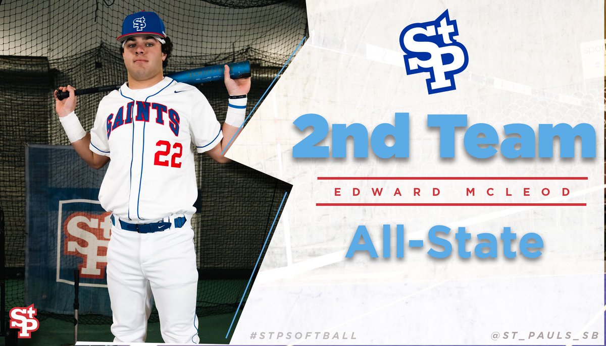 st_pauls_sports's tweet photo. 💥⚾All-State Honors⚾💥
.
.
Congratulations to John Stowers for being named Alabama Sports Writers Association First Team All-State catcher, and Hitter of the Year!
.
.
Edward McLeod was named to Alabama Sports Writers Association's Second Team All-Sate as an infielder! https://t.co/Q9UXYRD5ae
