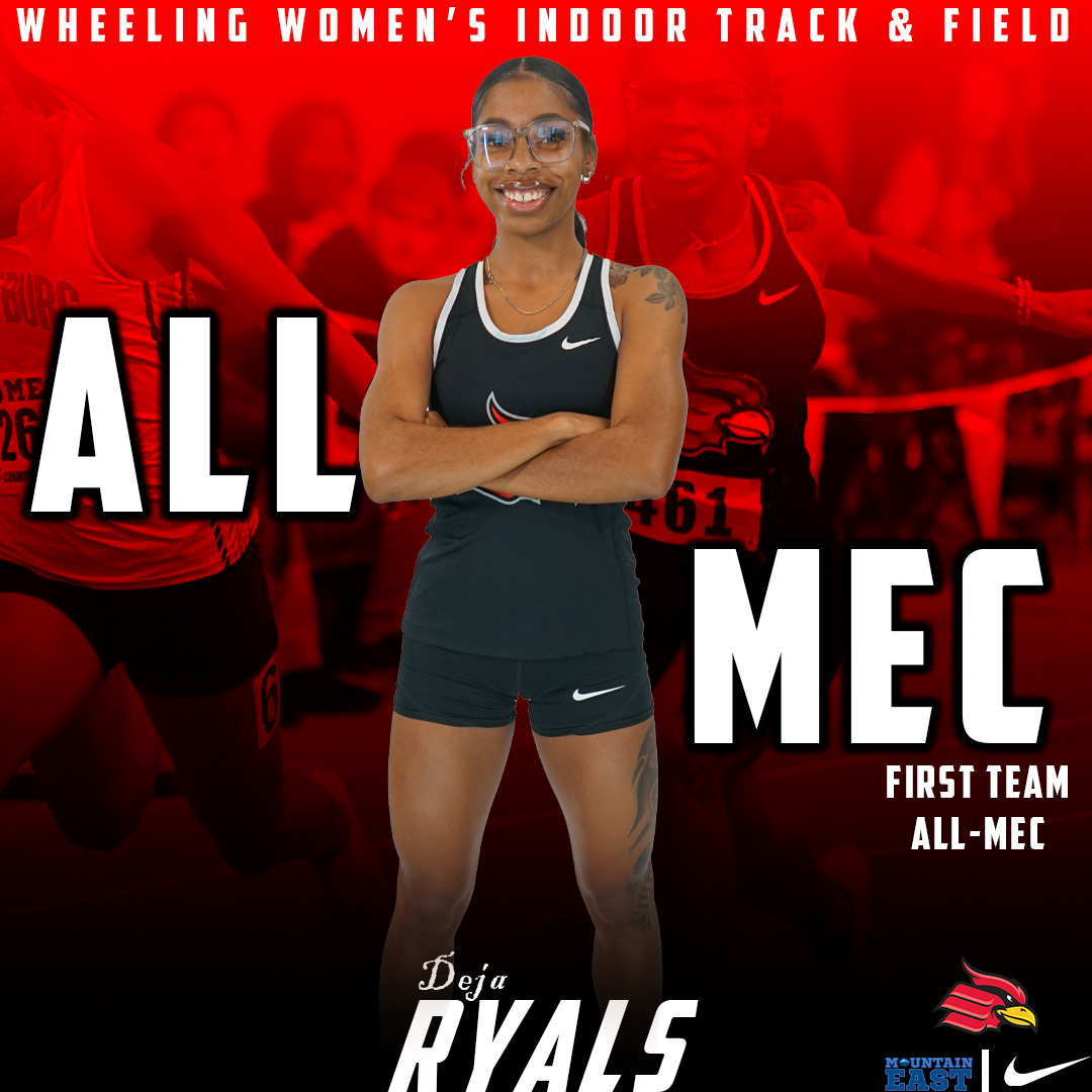 WUCardinals's tweet photo. We stay on the track for our next 23-24 All-MEC honoree with Women's Indoor @WUXCTF Athlete Deja Ryals!

Ryals would win the individual title in the Women's 60-Meter Dash with a time of 7.79 seconds for her first-ever individual title #GoCards https://t.co/rKWmPG77bS