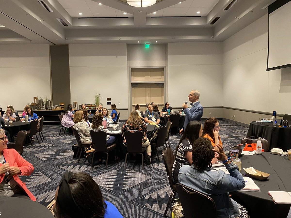 Excited to serve <a href="/TEPSAtalk/">TEPSA</a> Summer Conference 2024! It’s officially kicked off.  Learning in Master Class this morning <a href="/danstromain/">Dan St. Romain</a> What Can We Do About Behavior?  It’s all about perspective!