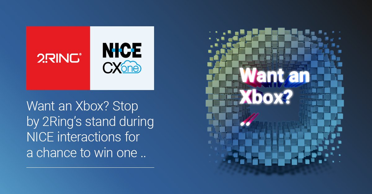 2RingCX's tweet photo. 📢 It's the last day of the #NICEi24! Don't miss your opportunity to stop by the 2Ring booth to learn more about real-time reporting for #CXone and enter our giveaway for a chance to win an Xbox Series S! See you there! #2RingCX #NICEInteractions2024 #CustomerExperience #CX https://t.co/pL2HpYFrVn