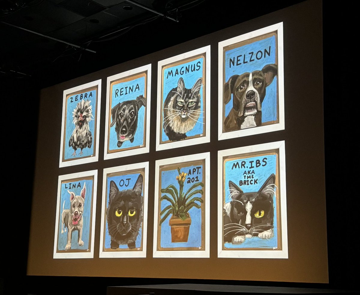 Audio Flux (@audiofluxing) on Twitter photo Annnnnnd introducing the Pets of Pet Sounds! Painted by Ben Lenovitz in response to outstanding fluxworks by <a href="/jayy_gee_bee/">Jules Bradley (she/her)</a> (Zebra) <a href="/mmarianop/">Mariano M Pagella 🎧🎤</a> (Reina) <a href="/jasmyn_morris/">Jasmyn Morris</a> (Magnus) <a href="/reefsoundz/">Sharif Youssef</a> (Nelzon) <a href="/themarkpagan/">Mark Pagán 🇵🇷</a> (Lina), KalaLea (OJ), <a href="/RyanNgFilms/">Ryan Ng</a> (Apt 201) <a href="/kalilaholt/">Kalila Holt</a> (Mr. Ibs) Annnnnnd introducing the Pets of Pet Sounds! Painted by Ben Lenovitz in response to outstanding fluxworks by <a href="/jayy_gee_bee/">Jules Bradley (she/her)</a> (Zebra) <a href="/mmarianop/">Mariano M Pagella 🎧🎤</a> (Reina) <a href="/jasmyn_morris/">Jasmyn Morris</a> (Magnus) <a href="/reefsoundz/">Sharif Youssef</a> (Nelzon) <a href="/themarkpagan/">Mark Pagán 🇵🇷</a> (Lina), KalaLea (OJ), <a href="/RyanNgFilms/">Ryan Ng</a> (Apt 201) <a href="/kalilaholt/">Kalila Holt</a> (Mr. Ibs)