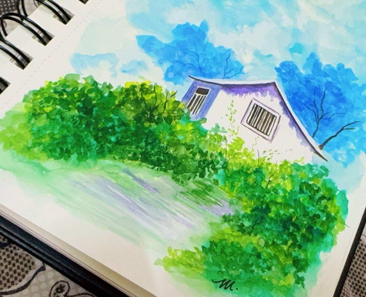 Mahuaartatelier's tweet photo. Watercolor series - Painting 1

Everyday is a change to be Better.

Random
Watercolor on paper
Village Life 
Size - A5

#painting #trendingshorts #artsy #instalike #InstantInspiration #watercolor #lifeseries #trendy  #mahuaartatelier #TwitterSpace https://t.co/JGGSNTpKIS