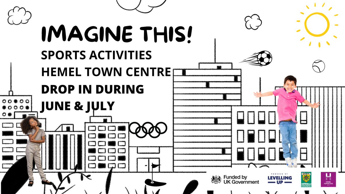 Apex 360 (@apex360uk) on Twitter photo Coming to Hemel this June and July is the Imaginarium Project. In partnership with <a href="/DacorumBC/">Dacorum Council</a> and <a href="/HemelBID/">HemelHempsteadBID</a> we are delighted to bring you a variety of FREE sports activities starting TOMORROW! To view our programme of activities visit apex360.co.uk/imaginarium!
#UKSPF #hemel Coming to Hemel this June and July is the Imaginarium Project. In partnership with <a href="/DacorumBC/">Dacorum Council</a> and <a href="/HemelBID/">HemelHempsteadBID</a> we are delighted to bring you a variety of FREE sports activities starting TOMORROW! To view our programme of activities visit apex360.co.uk/imaginarium!
#UKSPF #hemel