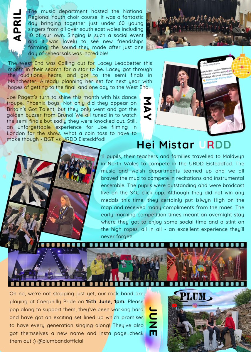 Islwyn High Music tweet media