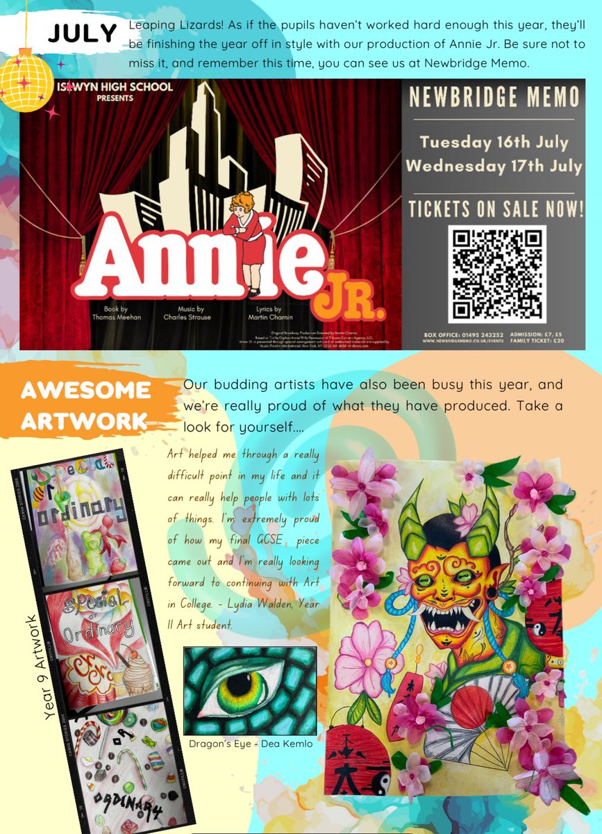 *NEW CONTENT DROP*

Our very first Expressive Arts Newsletter….check it out :) 

<a href="/IslwynHigh/">Islwyn High School</a> <a href="/IslwynHighDrama/">Islwyn High Drama</a> <a href="/IHSArt1/">IHSArt</a> <a href="/IslwynHighSport/">Islwyn High Sport</a> <a href="/caerffilimusic/">Caerphilly Music Service</a> @CSC_ExpArts @nyaw_ccic <a href="/CAVMSNews/">CAVMS</a> @sewalesEAS