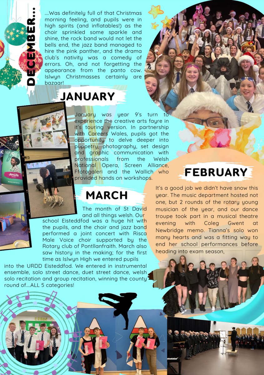 Islwyn High Music tweet media