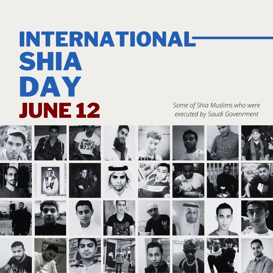 ShiaRightsWatch's tweet photo. Today is International #Shia Day, 
A Devastating Moment in Modern History 
https://t.co/MtiI5riReq

#antishiism #612ShiaDay @ShiaRightsWatch https://t.co/D6xvhHC3zX