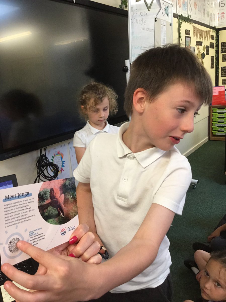 Y2Auckleyschool's tweet photo. We’re super excited to receive our elephant tracking bracelet and to find out more about Jenga, our Kenyan elephant. Who will get to wear the bracelet first? #caringfornature #savetheelephants https://t.co/IYOAYC9NaH