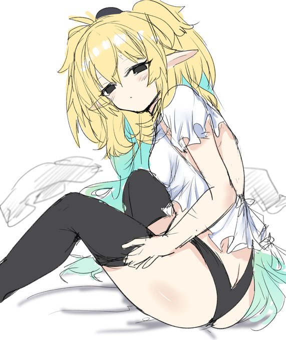 性欲だけで一秒で作ったキャラ ニーソ装備 