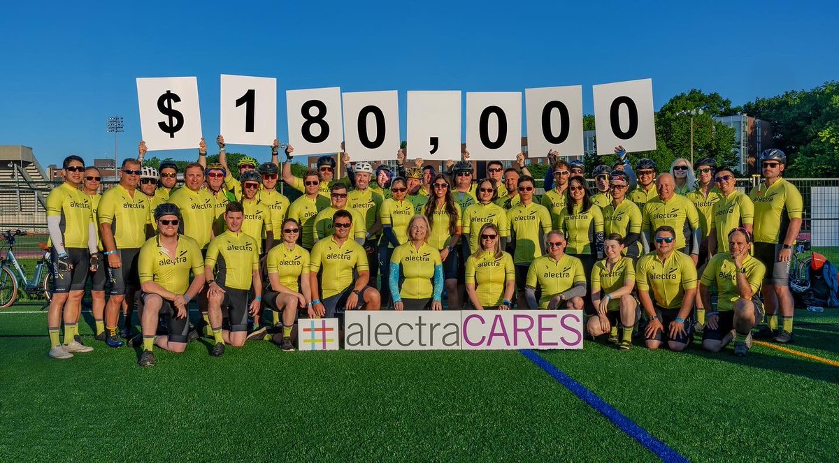 alectranews's tweet image. Excited to share that our team raised $180,000 for @ThePMCF during the #RidetoConquerCancer! Thank you to all riders and supporters, every mile pedalledbrings us closer to a cure. Read here: alectra.com/news/princess-…
#alectraCARES  #ride2conquer