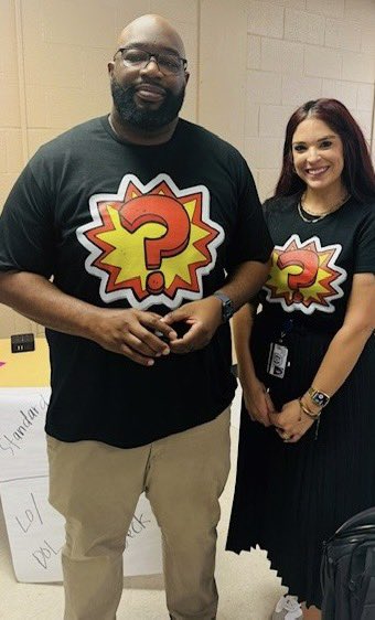Had a 💥blast 💥presenting to my colleagues yesterday on “QUALITY QUESTIONING: Questioning Strategies to Drive Rigor”. It was a great session 😁 with great participation and collaboration! Shout out📢 to my partner for the matching outfits!