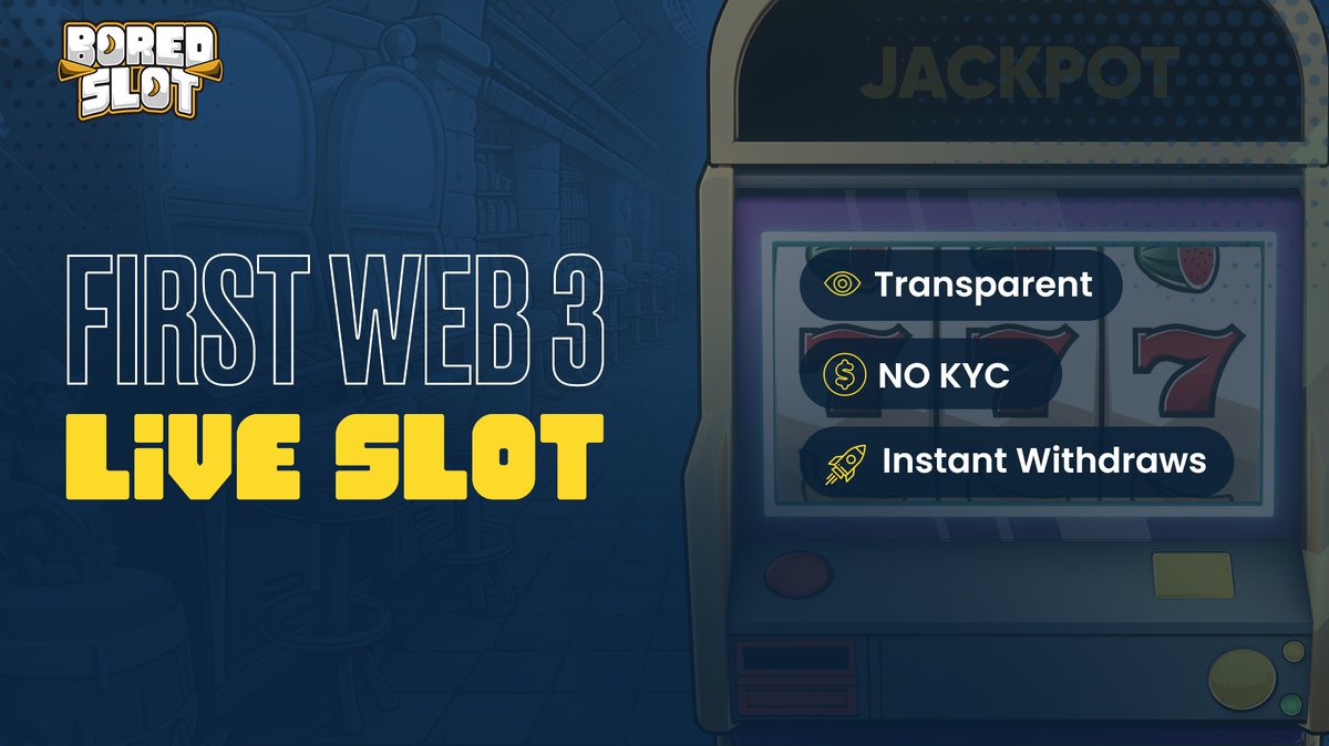 Not your average monkey business – it’s serious ape-titude at these slots!

Feeling lucky? Well we’re rolling out the First Web3 Live Slot!