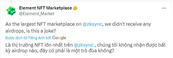 tranthanhbk's tweet photo. Tuyển tập chuyện lạ đó đây cùng $ZK #ZKSync, post hơi dài nên đọc từ từ: 

1. AAVE nhận được 8 triệu $ZK mã thông báo khi họ thậm chí còn chưa triển khai trên zksync.

2. Velocore dù đã hẹo vẫn đớp 1.6M $ZK

3. Element là sàn NFT gần như duy nhất có Vol trên zkSync không có xu nào. 

4. zkAPEs đơm giúp zkSync 15M gas cũng không có xu nào .

(Thread) 👇