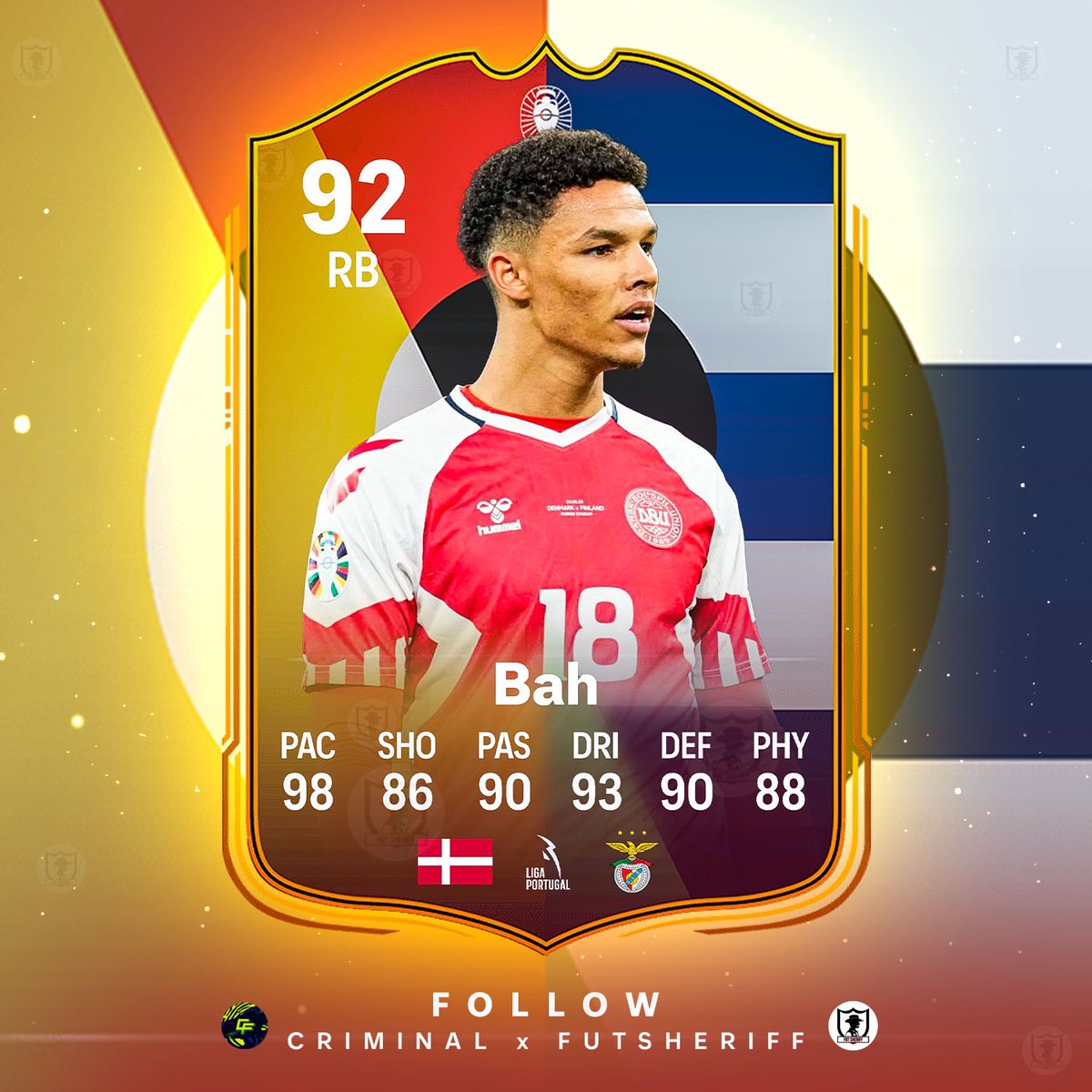 🚨Bah🇩🇰🦅 is coming as MAKE YOUR MARK CARD SOON!🔥🔥

BENFICA PLAYER🦅🦅🦅🦅🦅🦅🦅

Make sure to follow <a href="/FutSheriff/">Fut Sheriff</a> <a href="/Criminal__x/">Sahil</a> 

#fc24