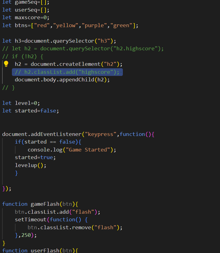 _error_404_alt's tweet image. I'm thrilled to share my learning : a Simon Says game!. Using HTML, CSS, and JavaScript, The coding, debugging, and learning. It was a journey filled with challenges, but the satisfaction of completion is unmatched. #CodingAdventure #SimonSaysGame #HTMLCSSJS