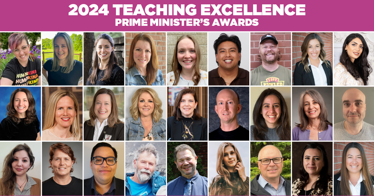 Congrats to the recipients of the 2024 #PMAwards! 👏 

On this 30th year of the PM Awards, we recognize these educators for making a significant difference, inspiring both their students and communities. 

Read more: bit.ly/3x2x6Jm