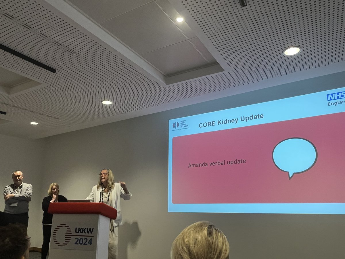 KidneyNW22's tweet image. Vicky, Amanda and Andy showcasing the plans and initial implementation of the 3 CKD pilots within the North West at #UKKW2024 #watchthisspace