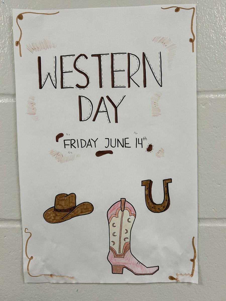 HChild_CCSD's tweet photo. Western Day is coming up this Friday!🤠 🐴 https://t.co/1dstmxOoxS