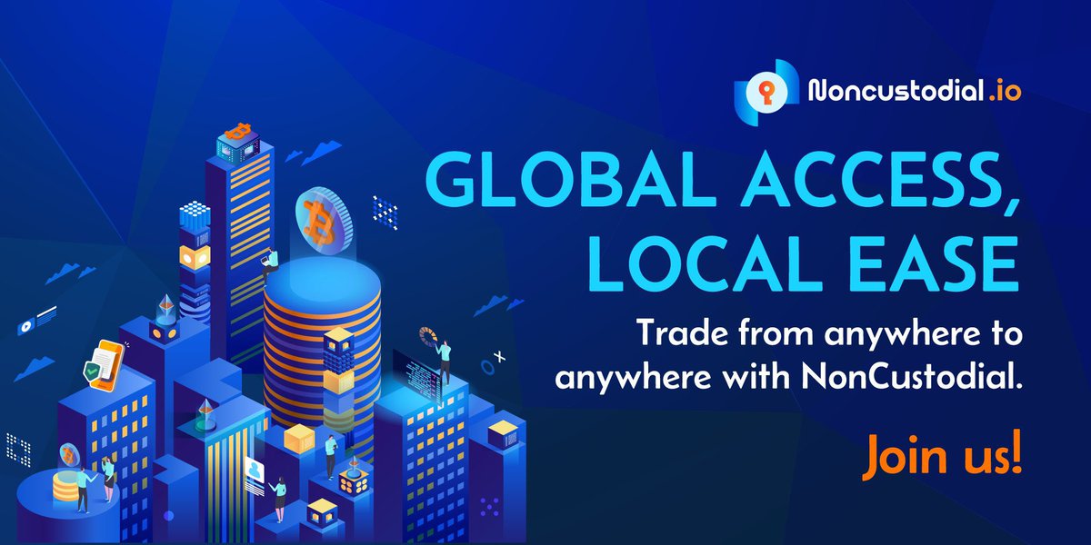 noncustodialP2P's tweet photo. 🌆📈 From cityscapes to countryside, wherever you are, NonCustodial brings the world of trading to your hands.

🚀Your passport to global crypto trading is just a click away!🌍
Embrace global access with local comfort

#P2P #DecentralizedFinance #InnovateTrade #SafeTrading  #NON https://t.co/fLc3M9WB8A