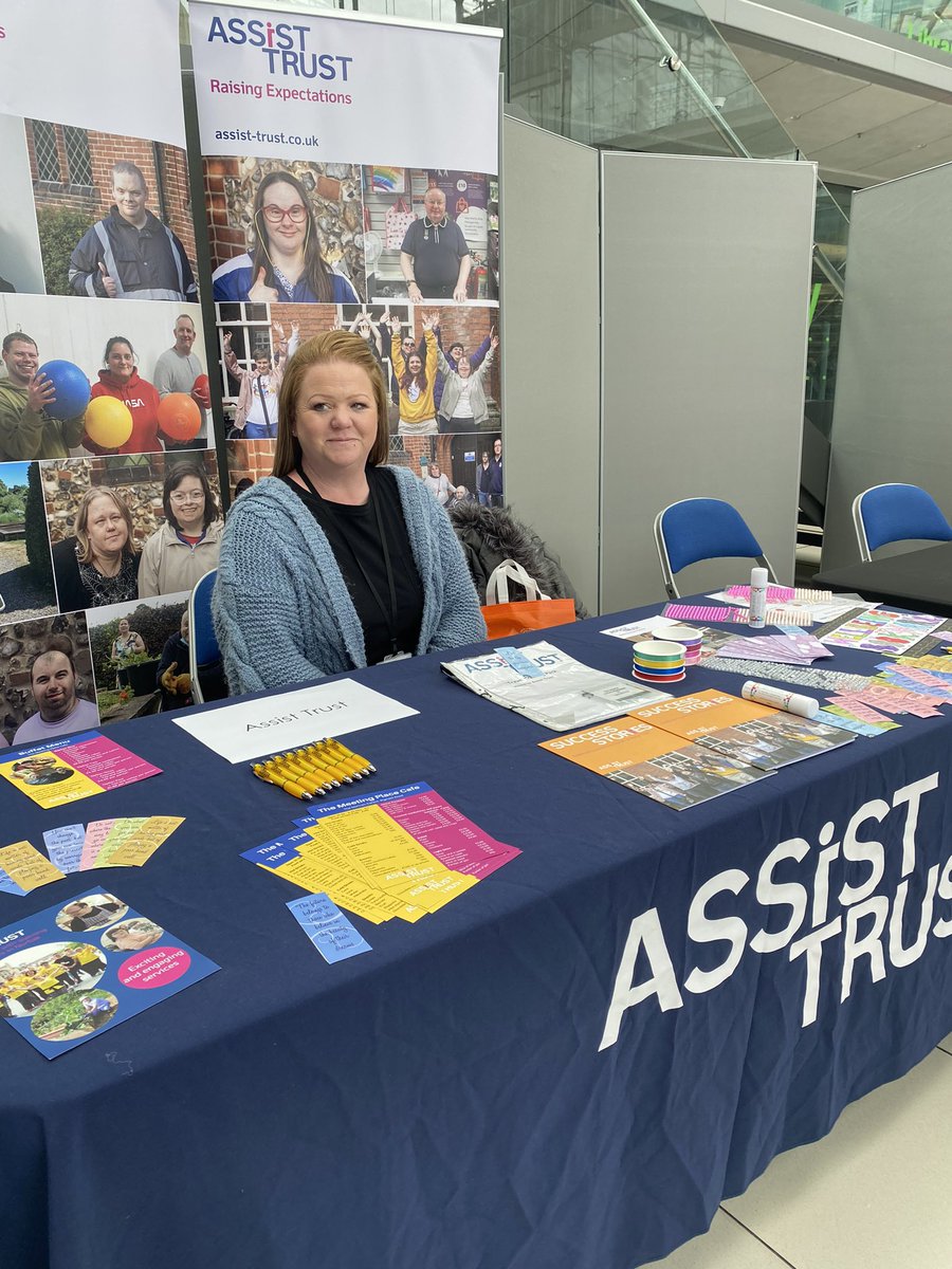 OpeningDoorsLD's tweet image. Thank you to @assist_trust for coming to @TheForumNorwich today and supporting our healthy happy safe event 
#HealthyHappySafe
#UserLed
#LearningDisabilities