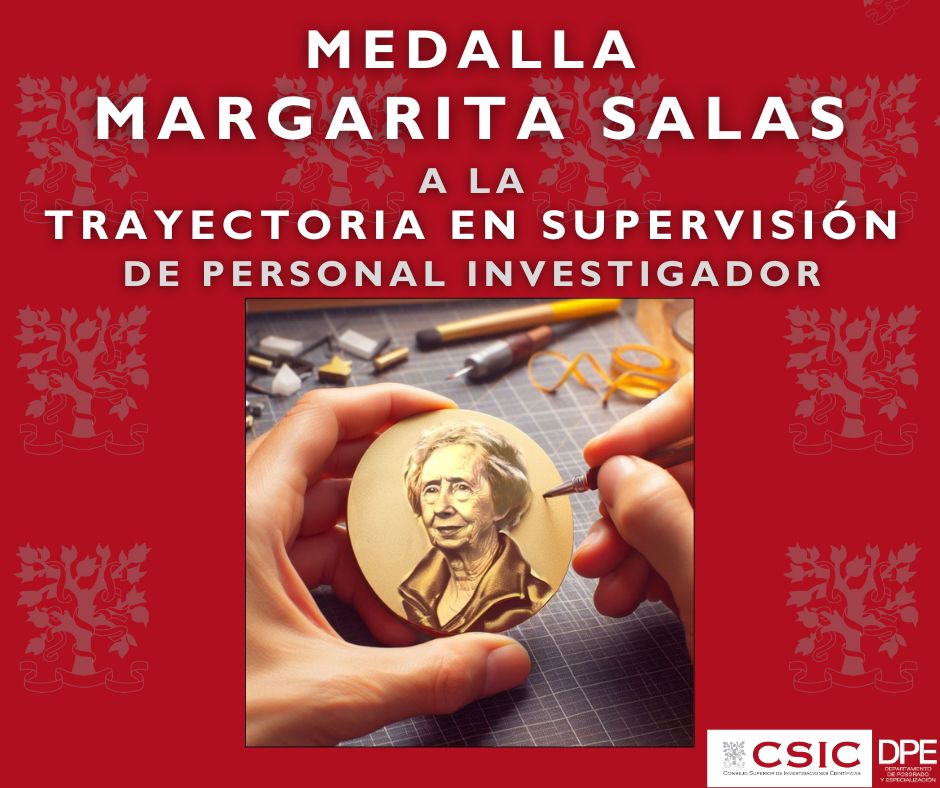 DPE_CSIC's tweet photo. ⭕️ Ya se han hecho públicas las resoluciones de concesión de los premios:
🎓 Tesis doctorales relevantes del CSIC
👁‍🗨 Supervisión novel de tesis doctorales
🏅 Medalla Margarita Salas a la mejor trayectoria en supervisión

¡¡Enhorabuena‼️

🔗Más información: https://t.co/npirMvf9xJ https://t.co/WueKLbRmVc