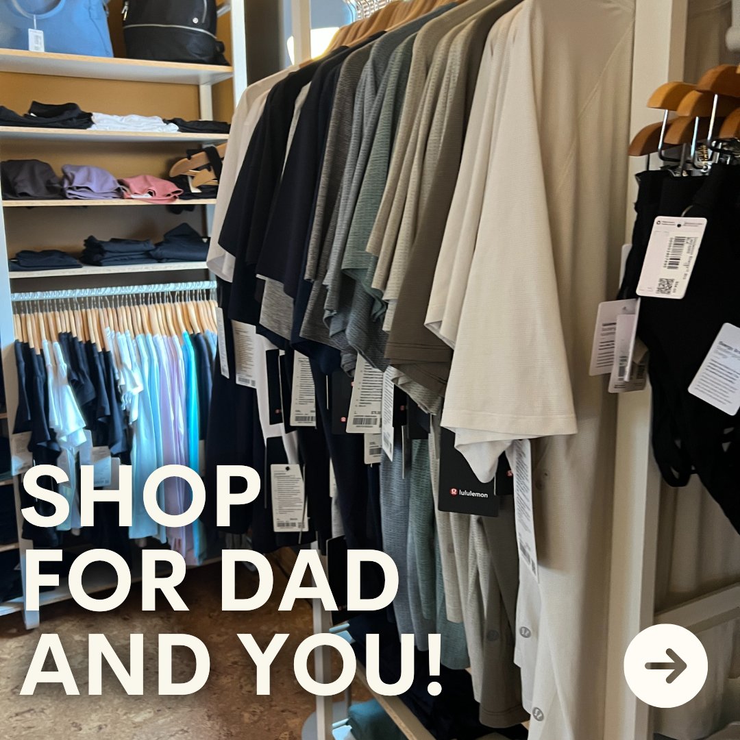SaharaSpa's tweet photo. Stay cool and comfy with breathable, quality pieces from #lululemon. Shop your favourites and more right here in Moose Jaw!

And hey, if you notice dad's been wearing the same shirt on repeat, maybe it's time for an upgrade. 😉 

#thesweatlife #fathersday #giftideasforhim https://t.co/WlJI2d4Dbn