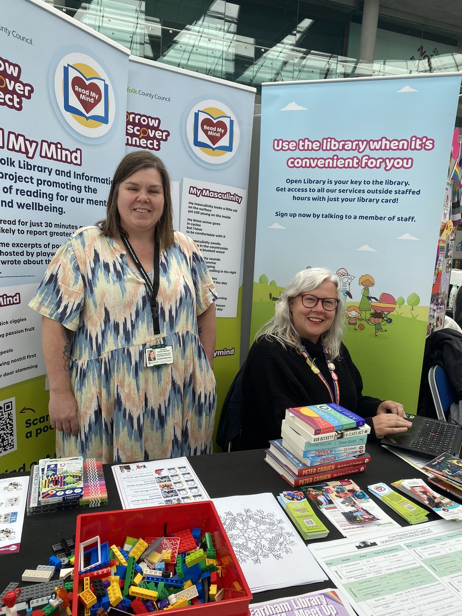 OpeningDoorsLD's tweet image. @NorfolkLibs joined us today and what a day it’s been - full of information for people with learning disabilities in Norfolk 
 #HealthyHappySafe
#UserLed
#LearningDisabilities