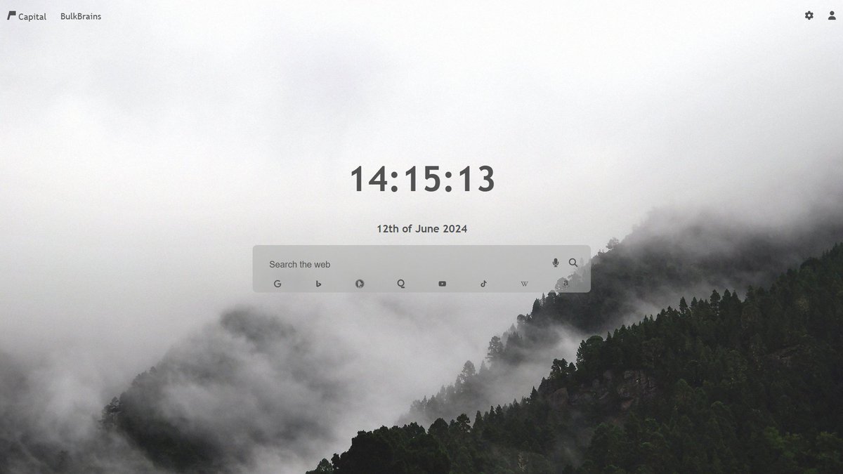 bulkbrainscom's tweet image. Capital development looking good! Now includes changing background images thanks to Pexels.

Not fully released yet but you can manually install if you wish:
github.com/BulkBrains/Cap…

#homepage #search #google #bing #wikipedia #tiktok #duckduckgo #productivity