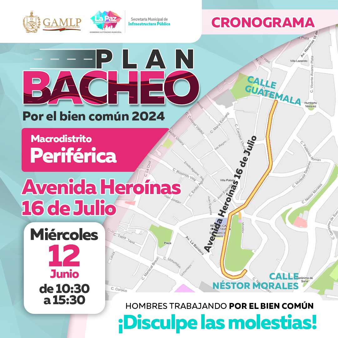 LaPazAlcaldia's tweet photo. #Hoy I ¡La #Alcaldía de #LaPaz atiende las demandas de la población!
Los trabajos de limpieza de sumideros llegan a los macrodistritos #Periférica y #MaxParedes. https://t.co/b1mzIRj0Js