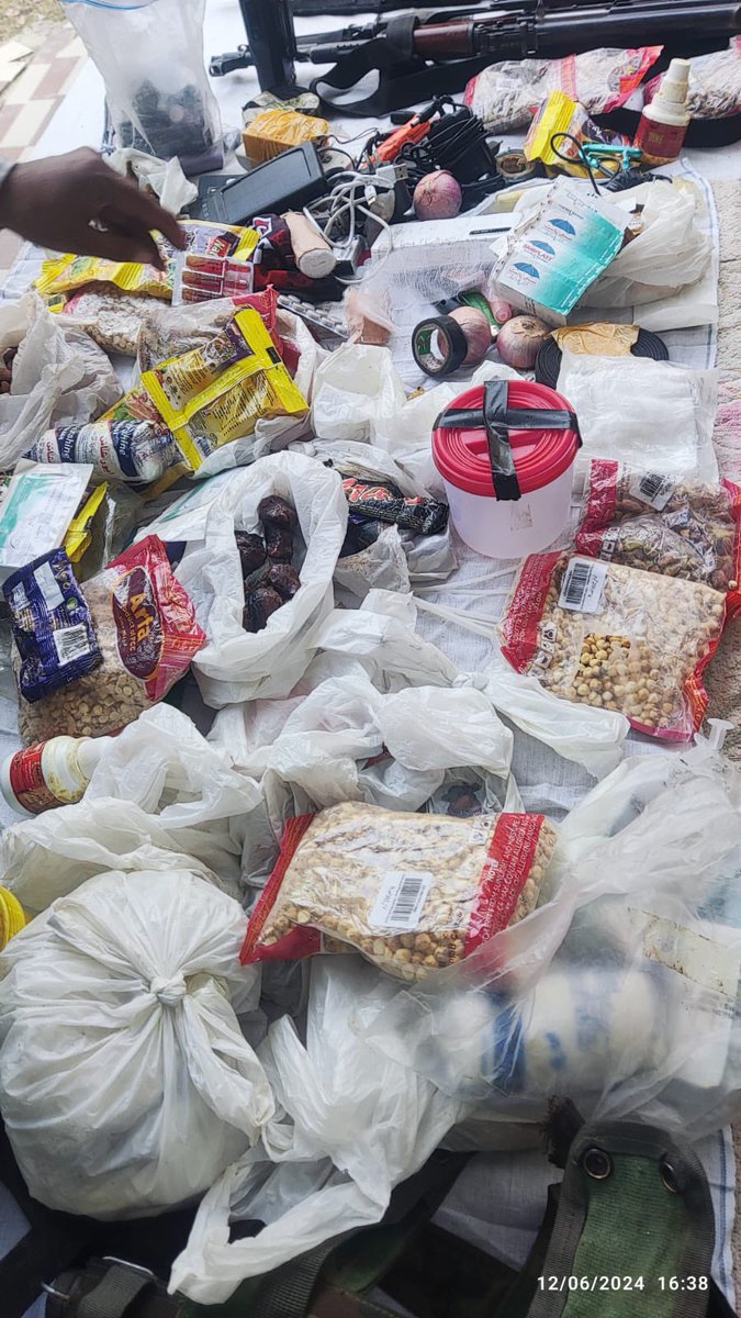 AdityaRajKaul's tweet photo. Pakistani terrorists in Kathua, J&amp;K caught carrying Pakistani products. https://t.co/qJH6SiGt9v