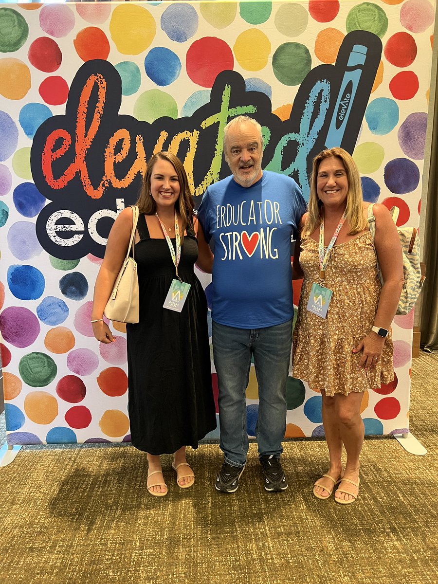 The Elevate conference in Dallas was great!!  We learned so much and I came back with new ideas! So fun meeting Mr. Greg, Jack Hartmann, and Gerry Brooks too!  #elevateyourclassroom <a href="/HumbleISD_OE/">Oaks Elementary</a>