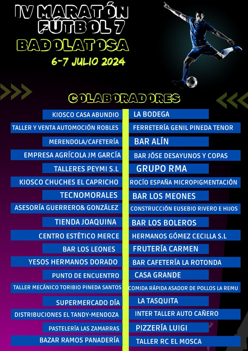 nicosp42's tweet photo. Cartel oficial y las casas colaboradoras gracias Badolatosa https://t.co/FADTsWKD9t