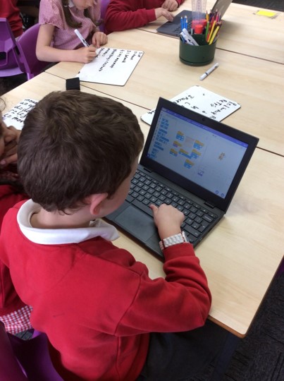 ManorParkFirst's tweet photo. Otter class have been looking at programming this term. They have been learning about algorithms and how to control a sprite and move it around a screen like a game. They have been problem solving and making their own algorithms. https://t.co/VbFLvIow2z
