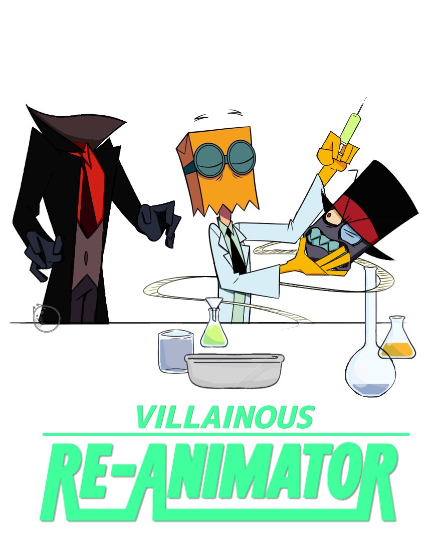 BeanMasked's tweet photo. Hold up, let my Reanimator obsessed brain complete the picture. #Villainous https://t.co/brpy5JwIVq