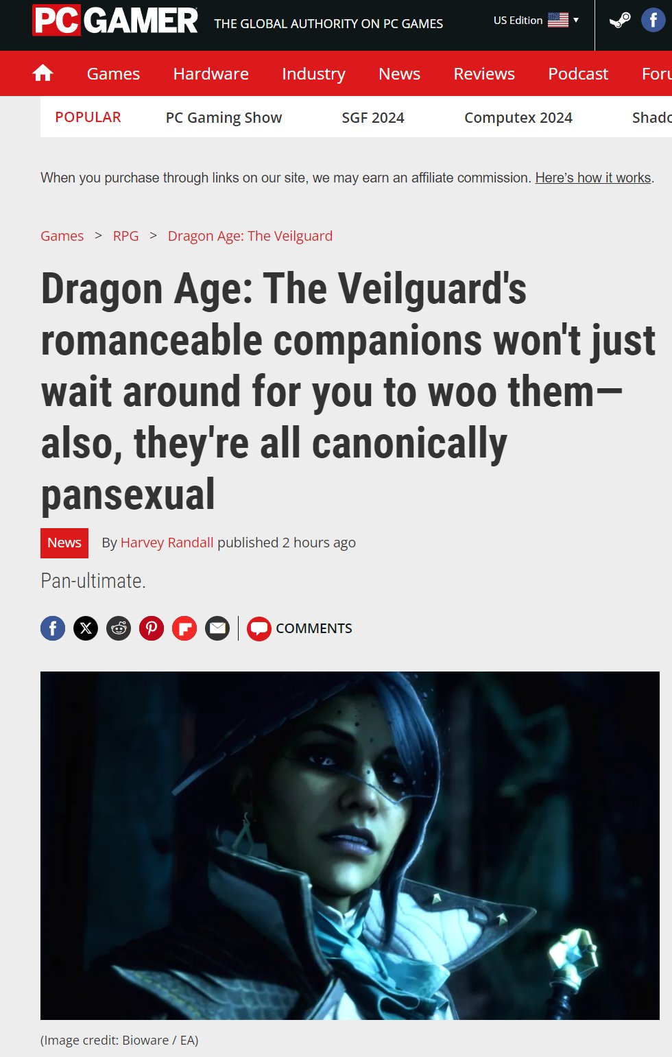 [閒聊] 闇龍紀元：隊友都是同性戀 討厭迎合玩家