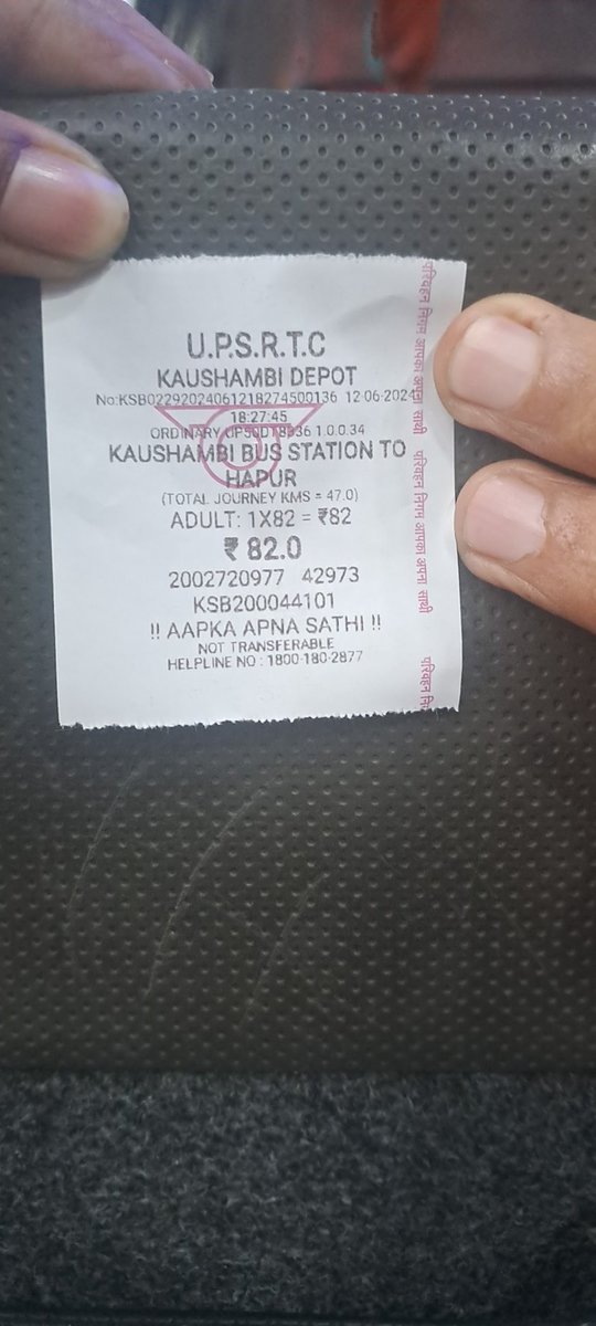 payalgaur54's tweet photo. Bus ticket attached @narendramodi @nitin_gadkari @myogioffice we all looking for positive result for our own life which can be ruined any day https://t.co/04RaPtvf85