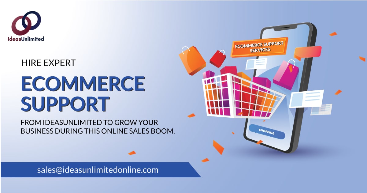 _IdeasUnlimited's tweet image. Boost your online store with our top-notch eCommerce support services! From customer service to order management, we&apos;ve got you covered. ideasunlimitedonline.com/ecommerce-supp… #eCommerceSupport #CustomerService