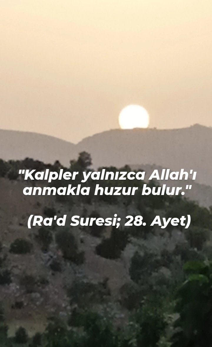 Huzuru , mutluluğu, haramda aramayın...
Huzurda, mutlulukta İslam'da ..
"Kur'an'ı Kerim "
" Kurban Bayramı "